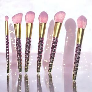 SLMISSGLAM Unicorn Love Makeup Brush Set Brand New In Package RV $58